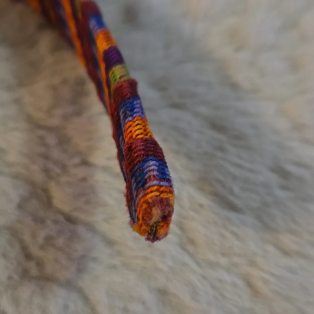 Multicolored Fabric Covered Headband, Excellent Like New Condition